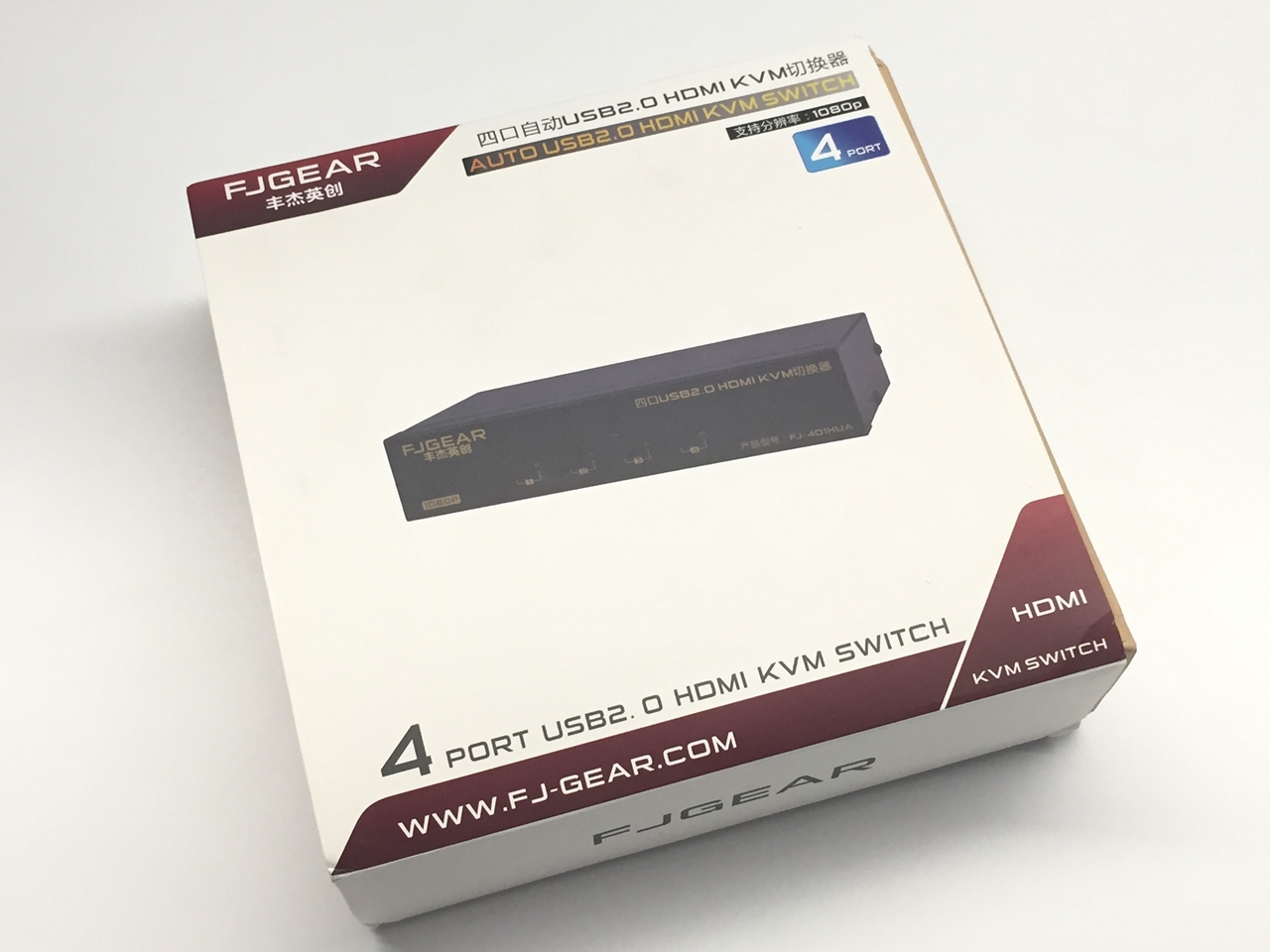 4 Port KVM Switch (USB 2.0)