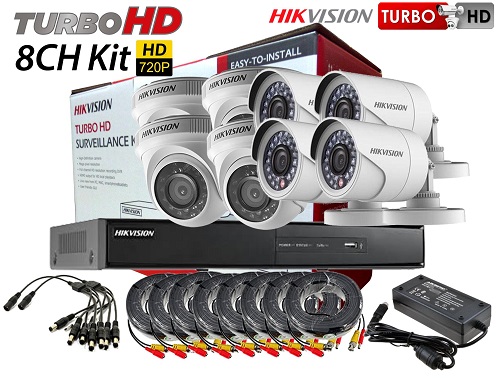 Hikvision 8 Channel Package - 1MP